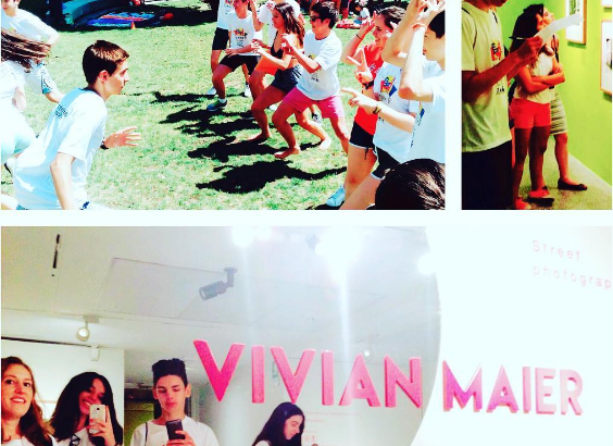 Visita a la exposición de Vivian Maier y actividades durante el campamento Summer in the City 2016