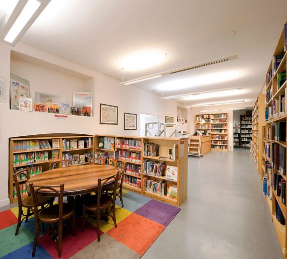 Biblioteca – Sala de lectura de Rafael Calvo