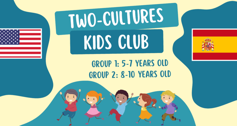 Club para niños bilingües (español/ inglés) de edades comprendidas entre los 5 y 10 años que viven en Madrid en un entorno familiar bicultural