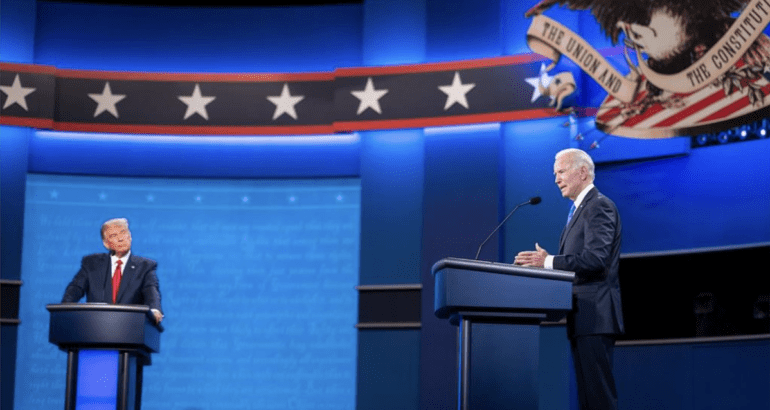 presidential candidates debating