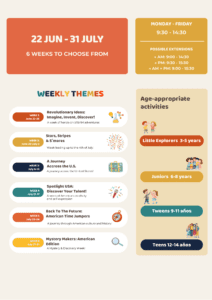 Camp Boston 26: Un campamento americano en inglés